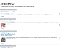 Tablet Screenshot of minda-rakyat.blogspot.com