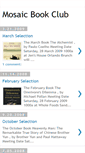 Mobile Screenshot of mosaicreaders.blogspot.com