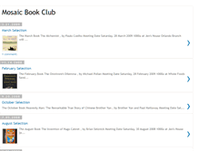 Tablet Screenshot of mosaicreaders.blogspot.com