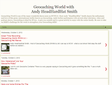 Tablet Screenshot of geocaching-world.blogspot.com