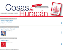 Tablet Screenshot of cosasdehuracan.blogspot.com