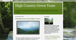 Desktop Screenshot of blueridgegreeninitiative.blogspot.com