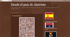 Desktop Screenshot of desdeelpaisdealatriste.blogspot.com