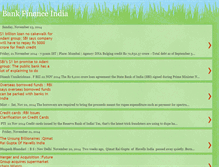 Tablet Screenshot of bankfinanceindia.blogspot.com