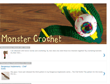 Tablet Screenshot of monstercrochet.blogspot.com