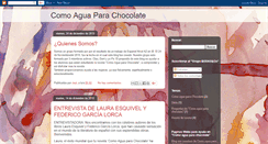 Desktop Screenshot of comoaguaparachocolateabc.blogspot.com