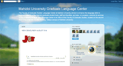 Desktop Screenshot of mahidolgraduatelanguagecenter.blogspot.com