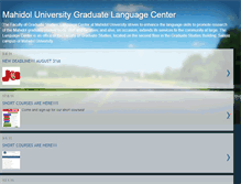 Tablet Screenshot of mahidolgraduatelanguagecenter.blogspot.com