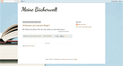 Desktop Screenshot of meinebuecherwelt.blogspot.com