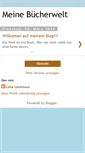 Mobile Screenshot of meinebuecherwelt.blogspot.com