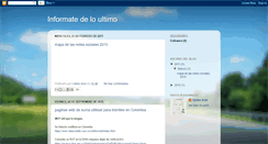 Desktop Screenshot of informaloultimo.blogspot.com