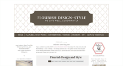 Desktop Screenshot of flourishdesignandstyle.blogspot.com