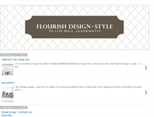 Tablet Screenshot of flourishdesignandstyle.blogspot.com