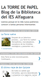 Mobile Screenshot of latorredepapel-alfaguara.blogspot.com