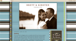 Desktop Screenshot of brettandkirsten.blogspot.com