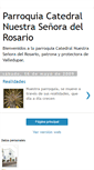 Mobile Screenshot of parroquianuestrasenoradelrosario.blogspot.com
