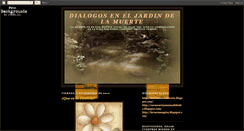 Desktop Screenshot of dialogoseneljardin.blogspot.com