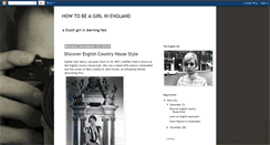 Desktop Screenshot of howtobeagirlinengland.blogspot.com
