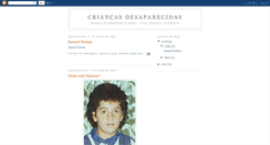 Desktop Screenshot of criancasdesaparecidas.blogspot.com