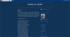 Desktop Screenshot of drumsofdawn.blogspot.com