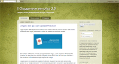 Desktop Screenshot of giapponesesemplice.blogspot.com