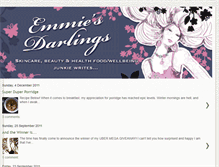 Tablet Screenshot of emmiesdarlings.blogspot.com