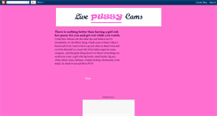 Desktop Screenshot of livepussycams.blogspot.com