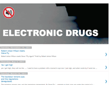 Tablet Screenshot of electronicdrugs.blogspot.com