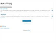 Tablet Screenshot of humanocracy.blogspot.com