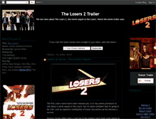 Tablet Screenshot of losers-2-movie-trailer.blogspot.com