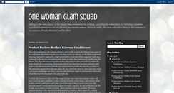 Desktop Screenshot of onewomanglamsquad.blogspot.com