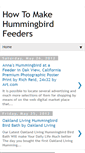 Mobile Screenshot of howtomakehummingbirdfeeders.blogspot.com