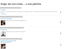 Tablet Screenshot of gingeralecomlimao.blogspot.com
