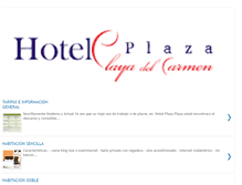 Tablet Screenshot of hotelplazaplaya.blogspot.com