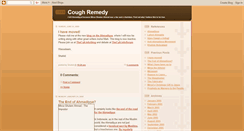 Desktop Screenshot of coughremedy.blogspot.com