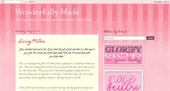 Desktop Screenshot of madefullywonderful.blogspot.com