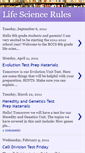Mobile Screenshot of lifesciencerules.blogspot.com