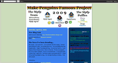 Desktop Screenshot of makepenguinsfamousproject.blogspot.com