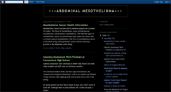 Desktop Screenshot of abdominal-mesothelioma14.blogspot.com