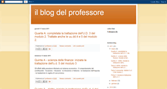 Desktop Screenshot of ilblogdelprofessore.blogspot.com