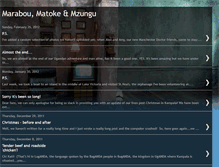 Tablet Screenshot of marabouandmatoke.blogspot.com