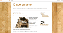 Desktop Screenshot of oqueeuachei.blogspot.com