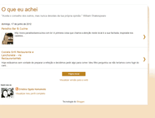 Tablet Screenshot of oqueeuachei.blogspot.com