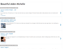 Tablet Screenshot of beautifulaidenmichelle.blogspot.com