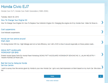 Tablet Screenshot of hondacivicej7.blogspot.com