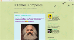 Desktop Screenshot of ktemockomposes.blogspot.com