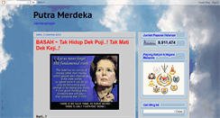 Desktop Screenshot of politikputramerdeka.blogspot.com