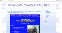 Desktop Screenshot of fundacionangelesdecristal.blogspot.com