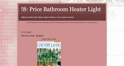 Desktop Screenshot of pricebathroomheaterlight.blogspot.com