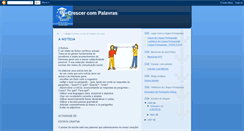Desktop Screenshot of crescercompalavras.blogspot.com